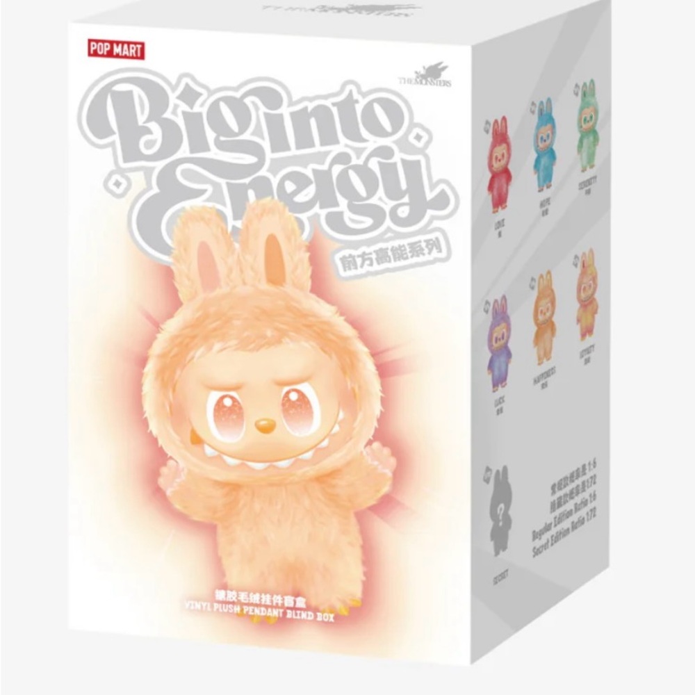 Big into Energy Labubu Plush Toy